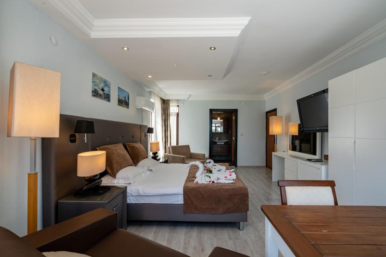 Sare Beach Hotel Antalia Esterno foto